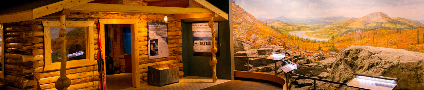 Exhibit at Morris Thompson Cultural and Visitors Center.